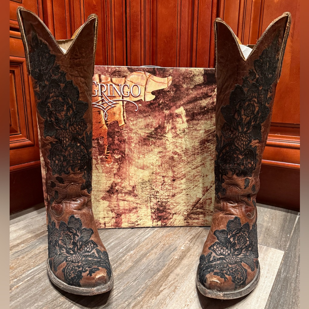 Old Gringo Nicolette Cowboy Boots Floral Embroidery Cowgirl Flower Rodeo Western